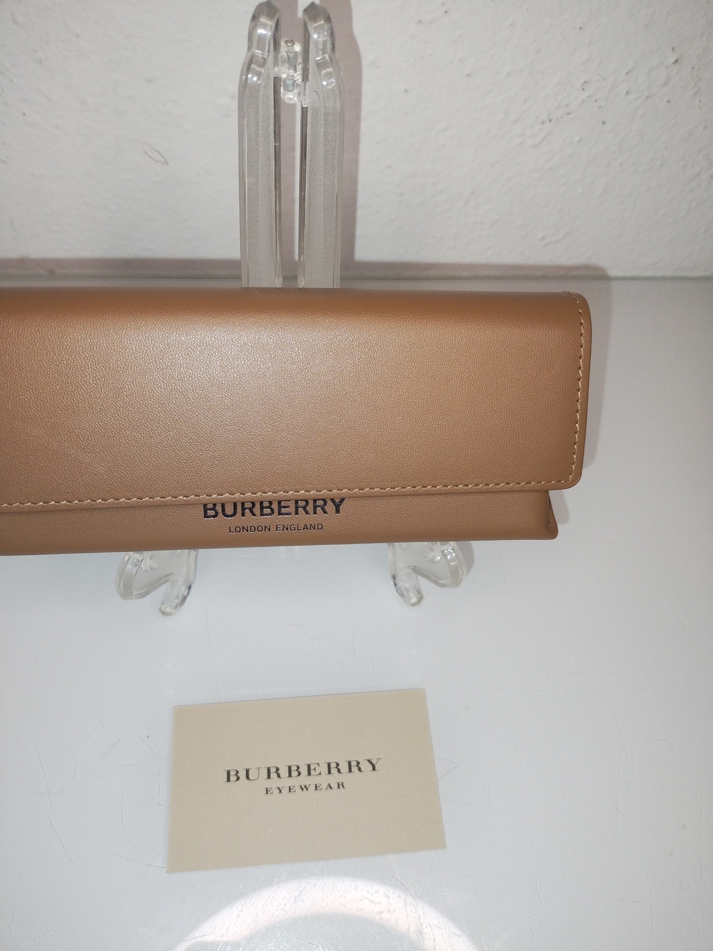Bundle 3 🎉 For $10 -Burberry Camel Brown Triangle Eyewear Case